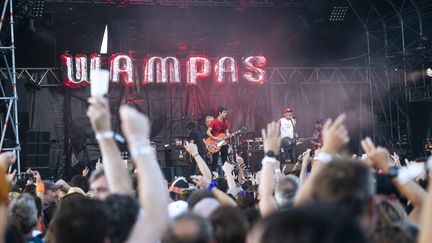 Les Wampas en concert &agrave; Aix-les-Bains, en juillet dernier. (LOUISE RAYMOND / MAXPPP)