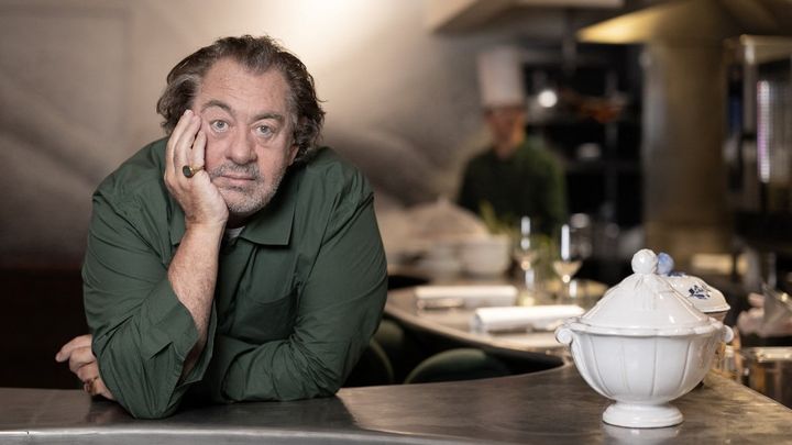 Le chef &eacute;toil&eacute; Bruno Verjus pose dans son restaurant Table, &agrave; Paris, le 13 septembre 2014. (JOEL SAGET / AFP)