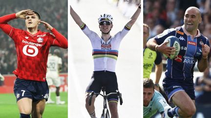 Matias Fernandez-Prado a particip&eacute; &agrave; la d&eacute;monstration lilloise face &agrave; Lens, tandis que Tadej Pogacar a remport&eacute; le Tour des Flandres et que Maxime a contribu&eacute; &agrave; la large victoire de l'UBB face au Leicester, le 5 avril 2026. (AFP)