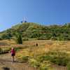Le sommet du Puy de D&ocirc;me lors de l'&eacute;t&eacute; 2025. (BERNARD JAUBERT / ONLY FRANCE)